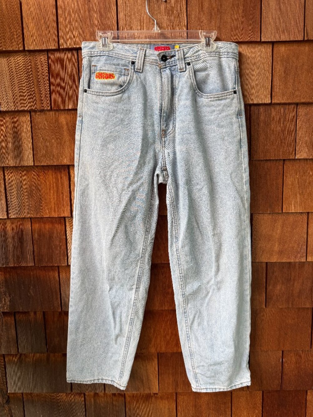 Empyre Loose Fit Light Wash Denim Skate Jeans in Women's Size 28